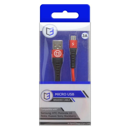 Braided Cable Micro USB - C3 Tech 1m