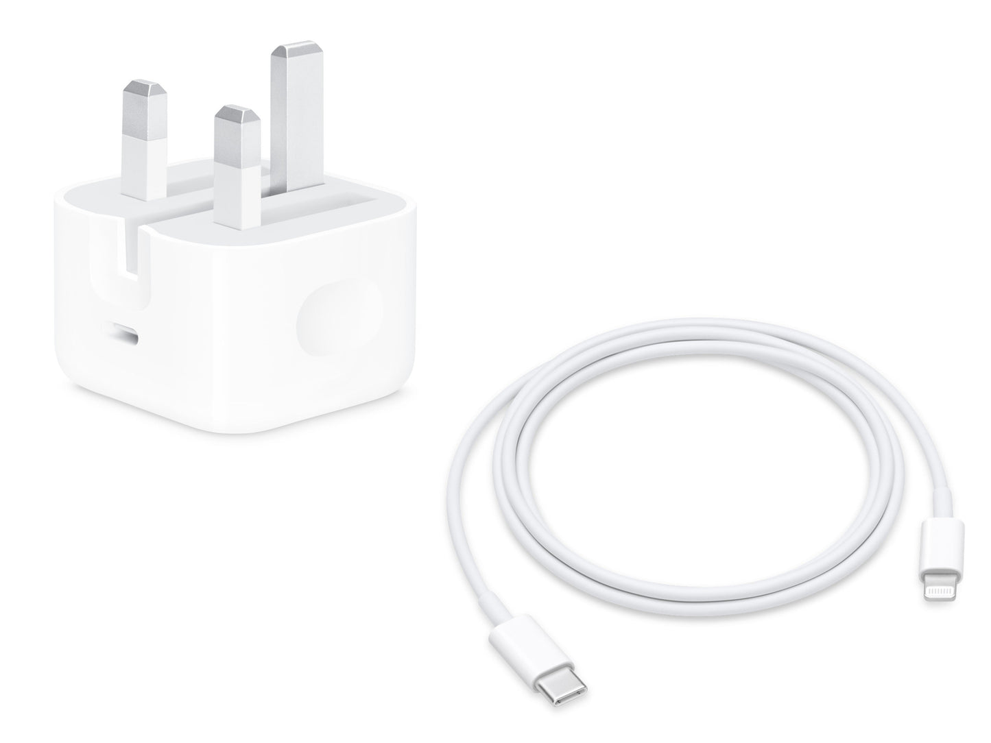 Apple USB-C to Lightning Cable (1m) & 20W Power Adapter Bundle