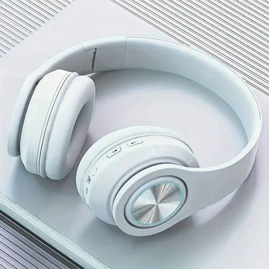 Wireless Headphones with Plug-in, Wired and Wireless Multifunctional Use