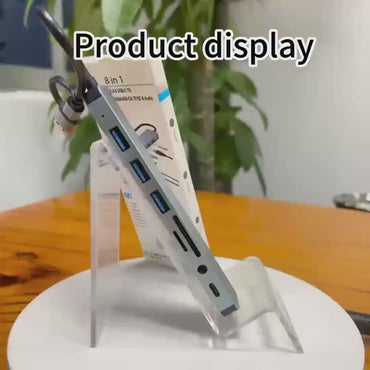 8-in-1 Multi-function USB Expander Dock, USB PC Hub